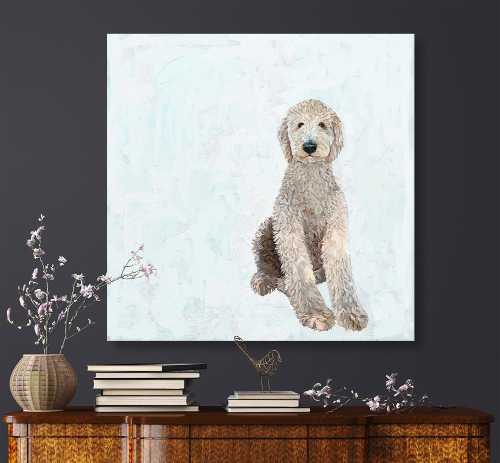 Best Friend - All Legs Labradoodle Canvas Wall Art - GreenBox Art