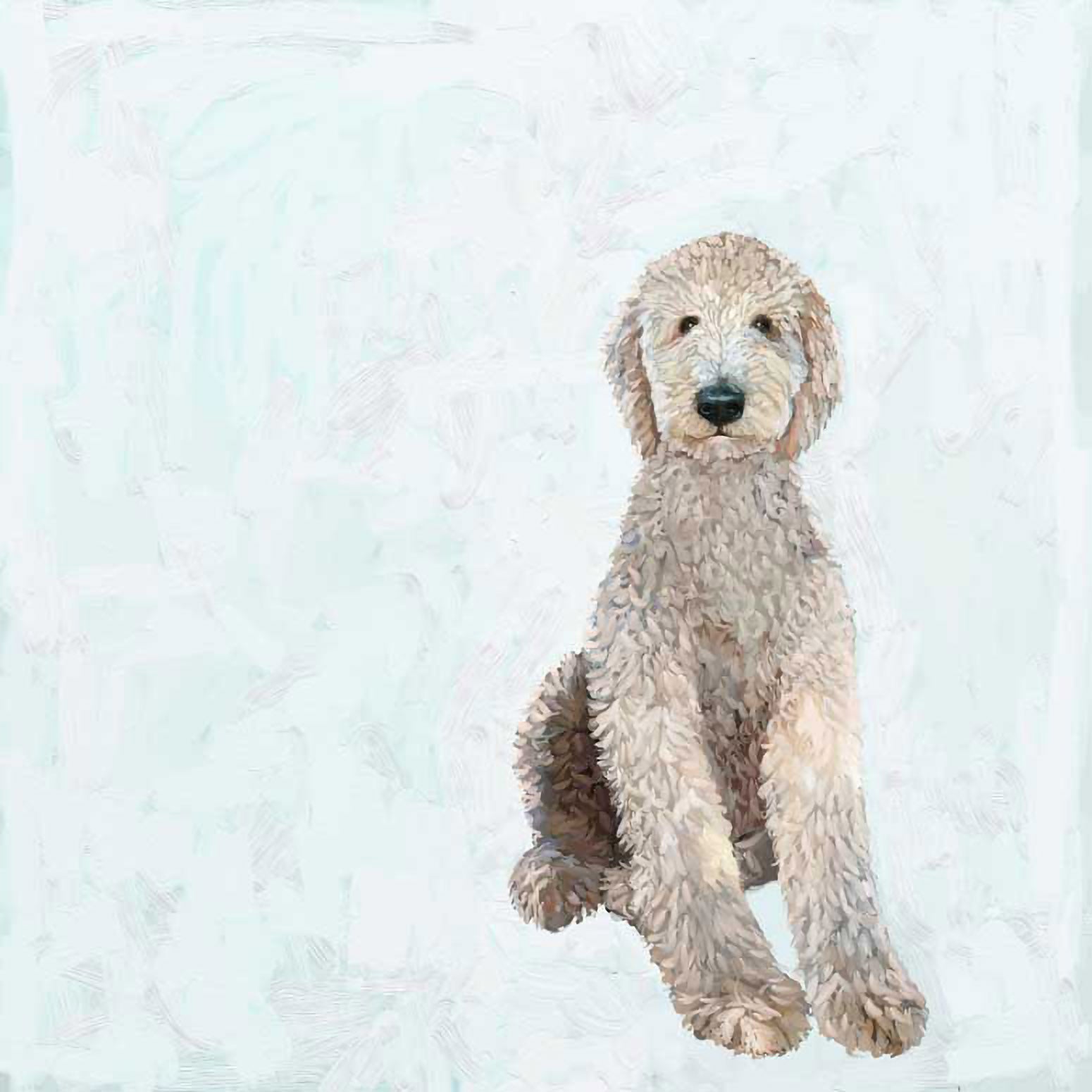 Best Friend - All Legs Labradoodle Canvas Wall Art - GreenBox Art