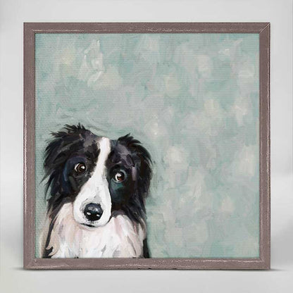 Best Friend - Border Collie Concerns Mini Framed Canvas - GreenBox Art