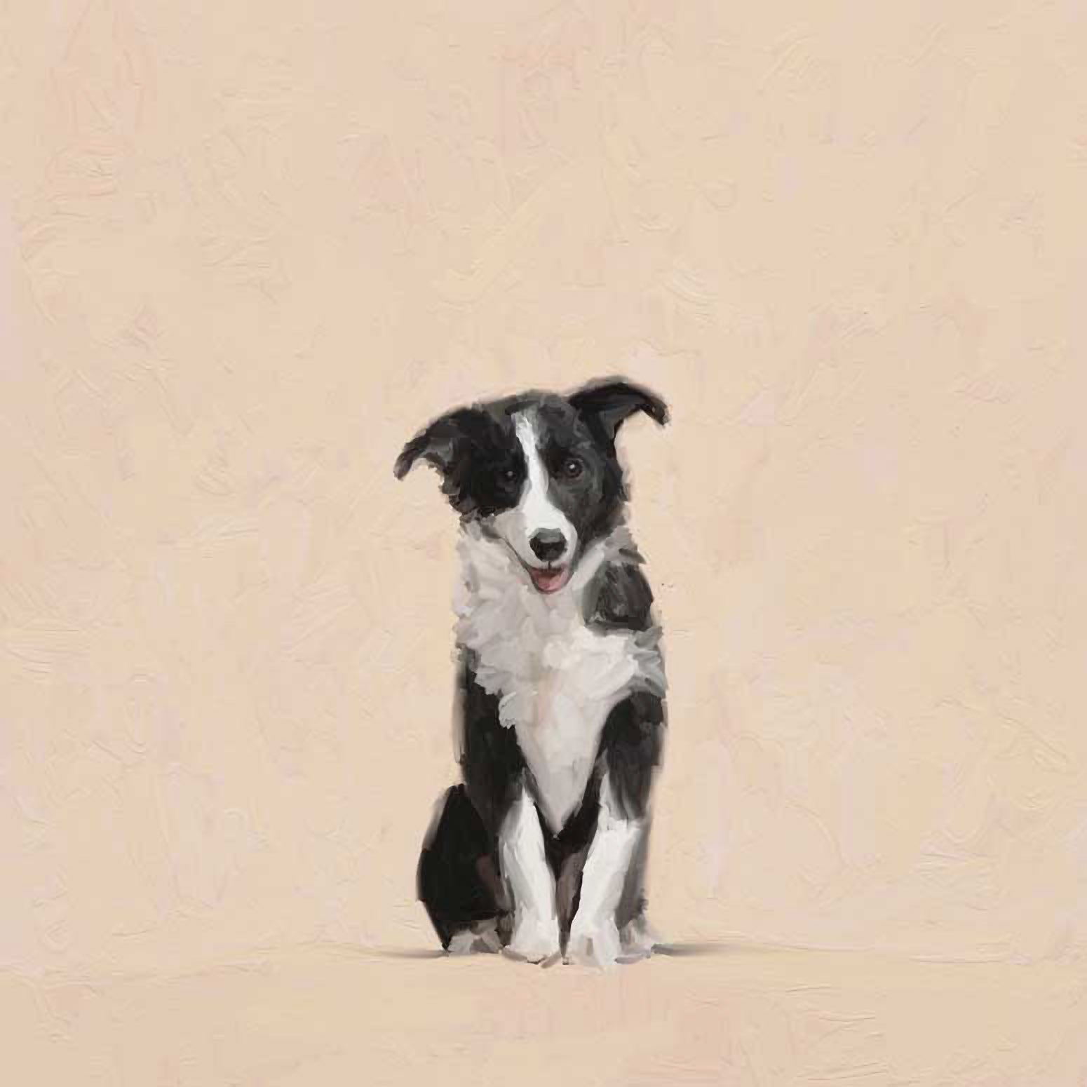 Best Friend - Border Collie Pride Canvas Wall Art - GreenBox Art