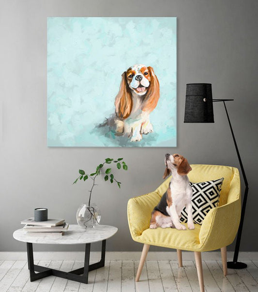 Best Friend - Cavalier Canvas Wall Art - GreenBox Art