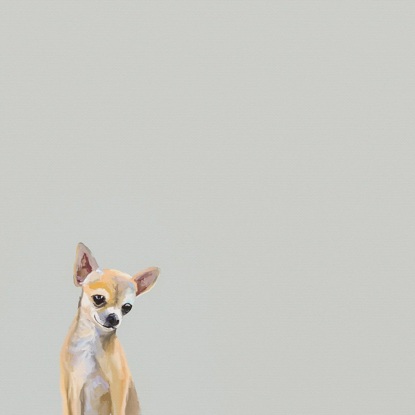 Best Friend - Chihuahua Canvas Wall Art - GreenBox Art