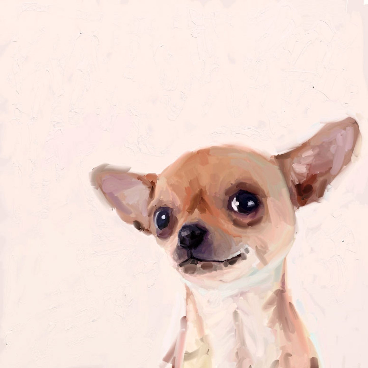 Best Friend - Chihuahua Close Up Canvas Wall Art - GreenBox Art