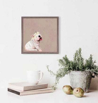 Best Friend - Daisy Pup Mini Framed Canvas - GreenBox Art