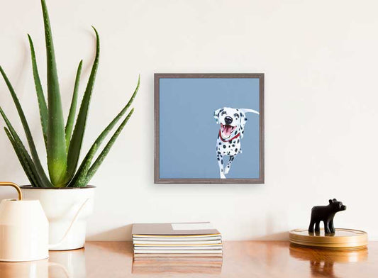 Best Friend - Dalmatian Mini Framed Canvas - GreenBox Art