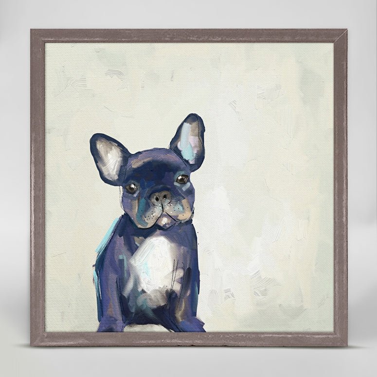 Best Friend - Frenchie Pup Mini Framed Canvas - GreenBox Art