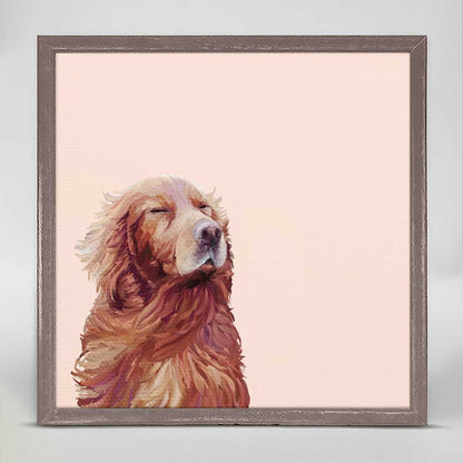 Best Friend - Golden Peace Mini Framed Canvas - GreenBox Art