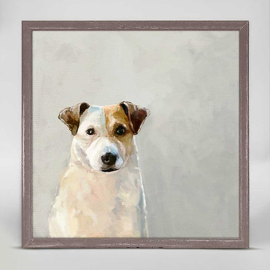 Best Friend - Good Boy Jackson Mini Framed Canvas - GreenBox Art