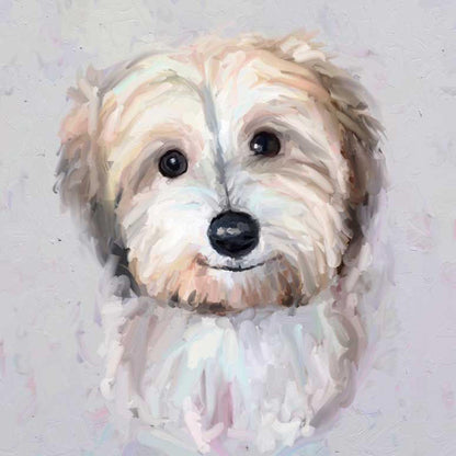 Best Friend - Havanese Canvas Wall Art - GreenBox Art