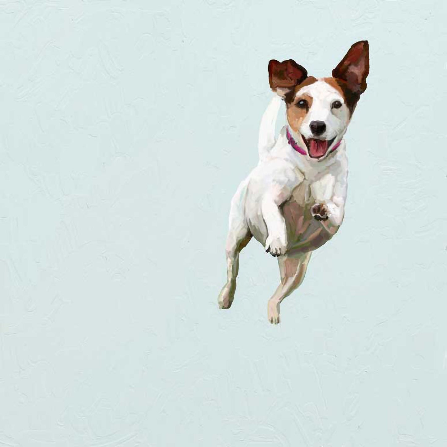 Best Friend - Jump For Joy Jack Russell Canvas Wall Art - GreenBox Art