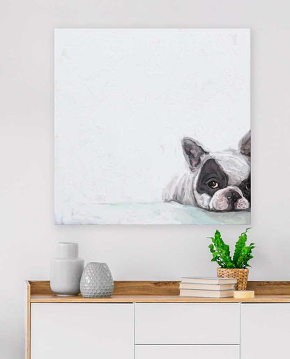 Best Friend - Nap Time Isn't Over Canvas Wall Art - GreenBox Art