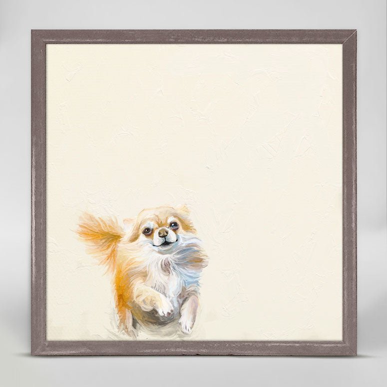 Best Friend - Pomeranian Mini Framed Canvas - GreenBox Art