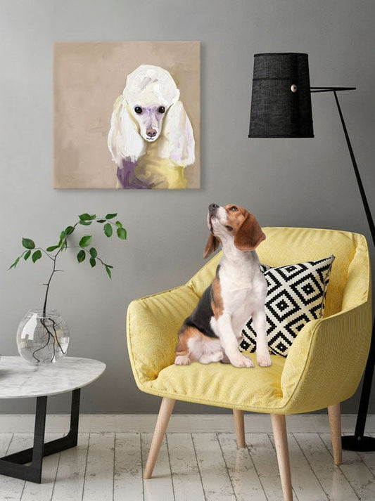 Best Friend - Poodle Canvas Wall Art - GreenBox Art