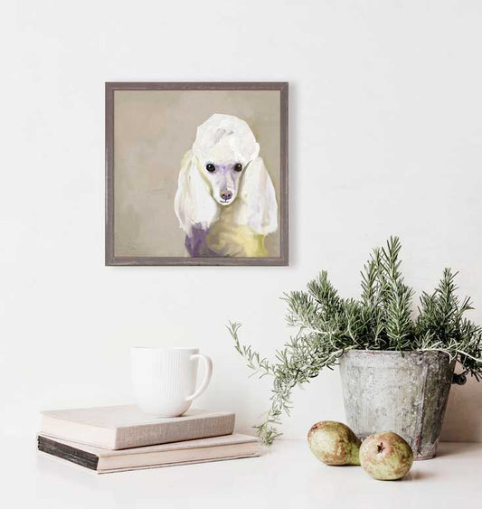 Best Friend - Poodle Mini Framed Canvas - GreenBox Art