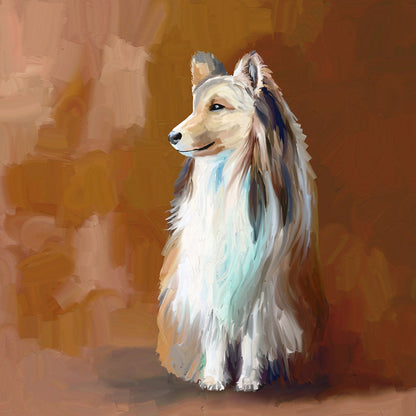 Best Friend - Shetland Sheepdog Canvas Wall Art - GreenBox Art