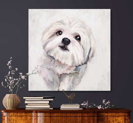 Best Friend - Shih Tzu Canvas Wall Art - GreenBox Art