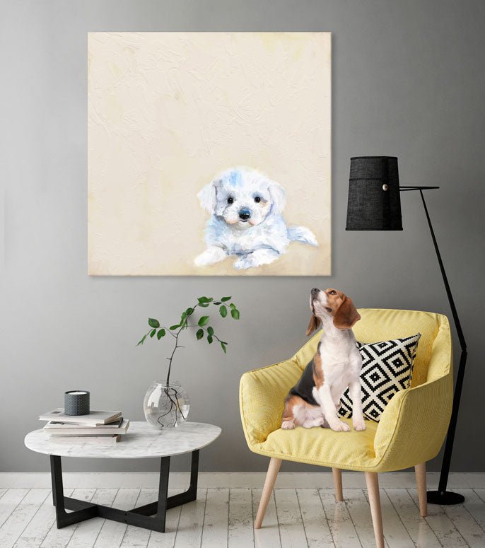 Best Friend - Shih Tzu Puppy Canvas Wall Art - GreenBox Art