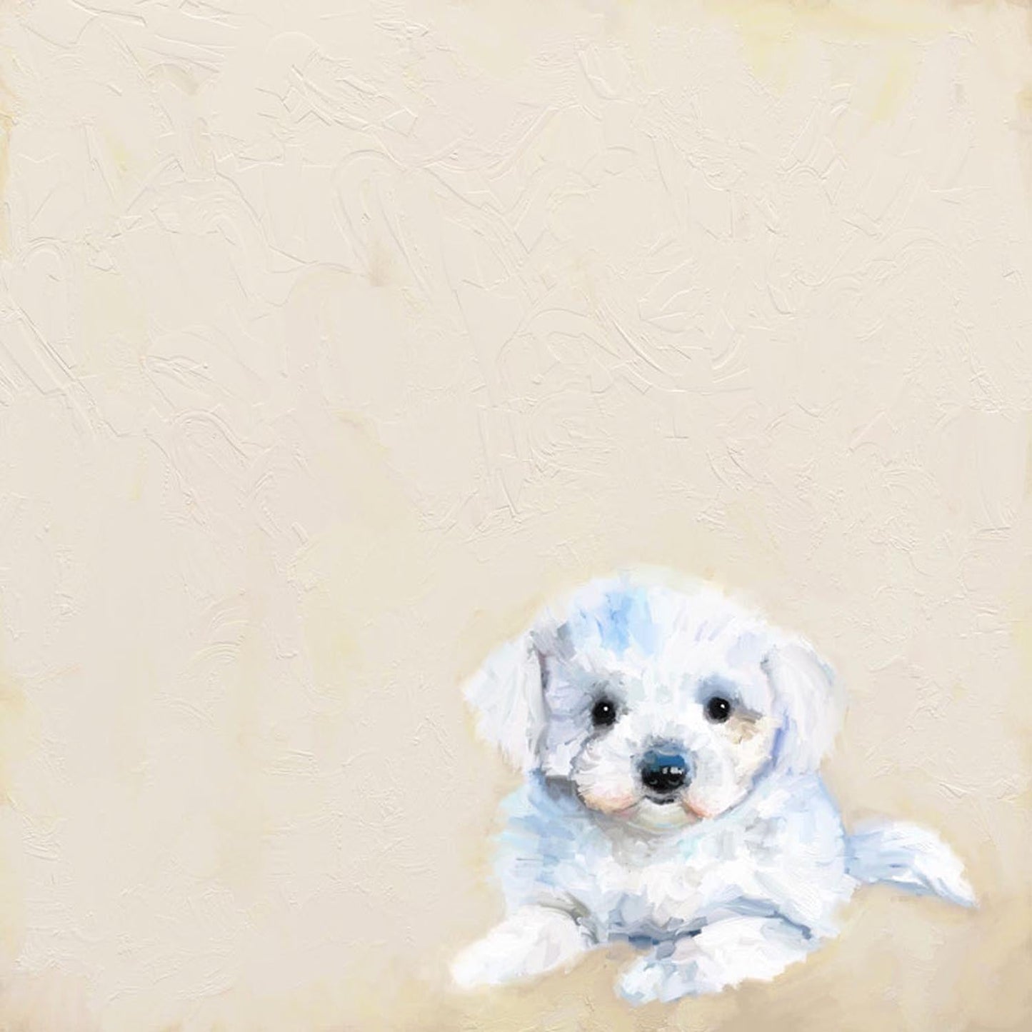 Best Friend - Shih Tzu Puppy Canvas Wall Art - GreenBox Art