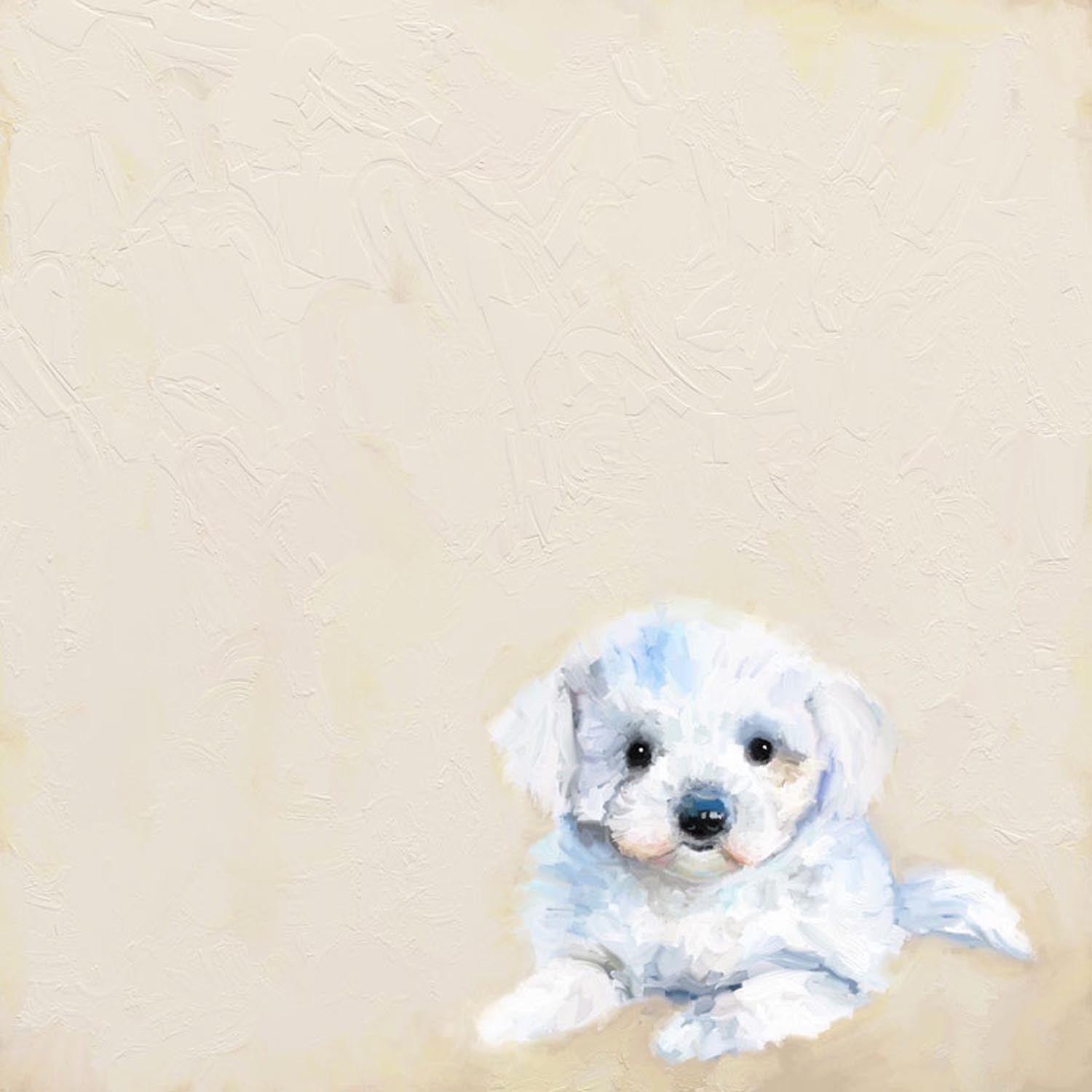 Best Friend - Shih Tzu Puppy Canvas Wall Art - GreenBox Art