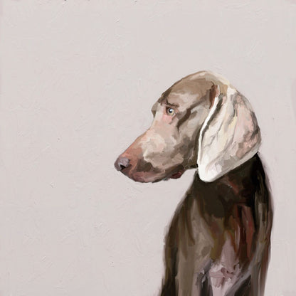 Best Friend - Weimaraner Canvas Wall Art - GreenBox Art