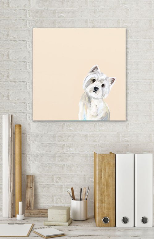 Best Friend - Westie Canvas Wall Art - GreenBox Art