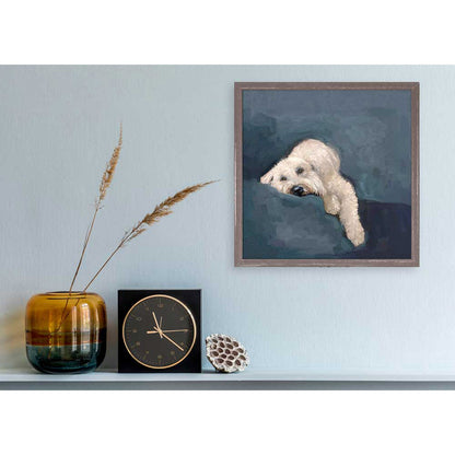 Best Friend - Wheaton Terrier Mini Framed Canvas - GreenBox Art