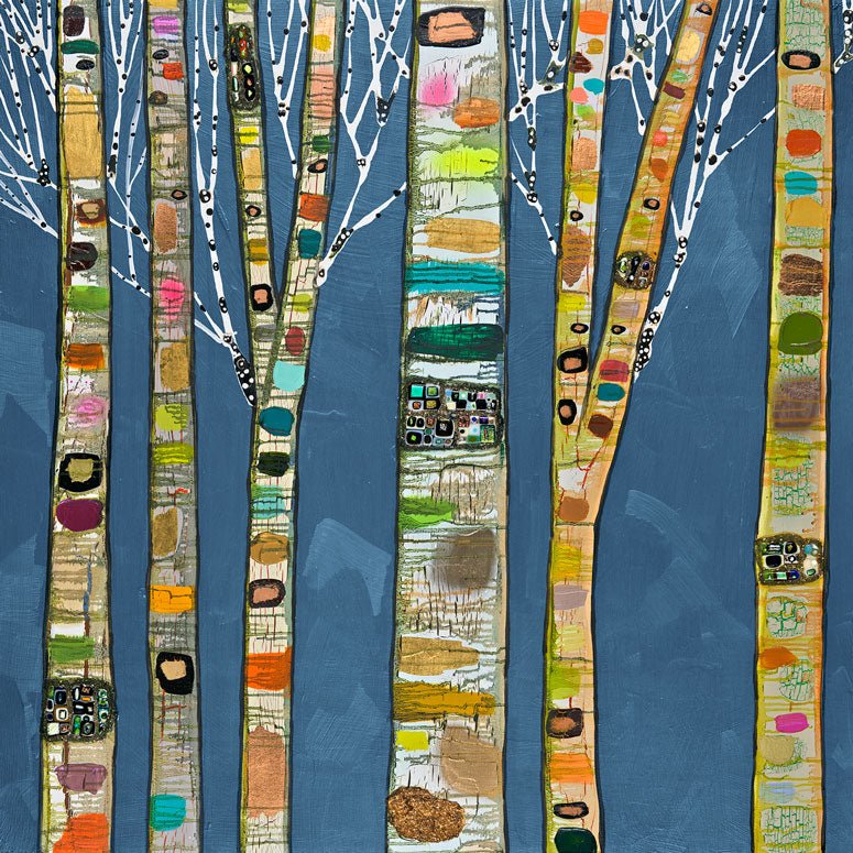 Birch Trees Canvas Wall Art - GreenBox Art