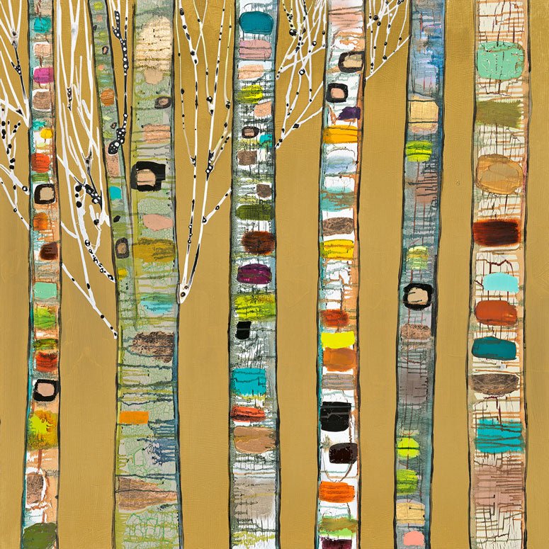 Birch Trees Canvas Wall Art - GreenBox Art
