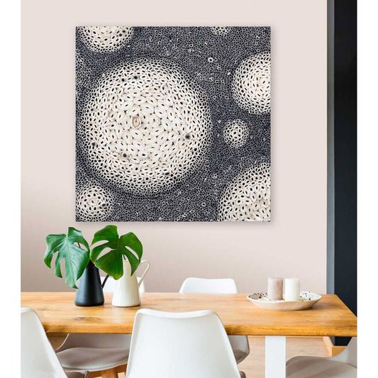 Black And White 1 Canvas Wall Art - GreenBox Art