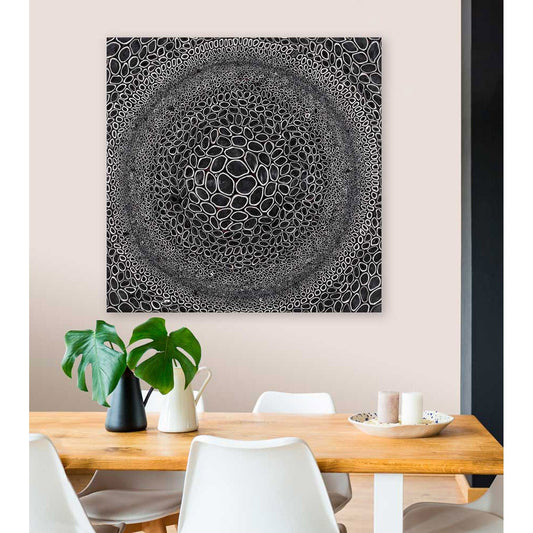 Black And White 4 Canvas Wall Art - GreenBox Art