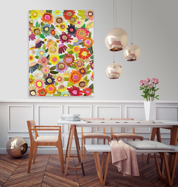 Blooms Canvas Wall Art - GreenBox Art