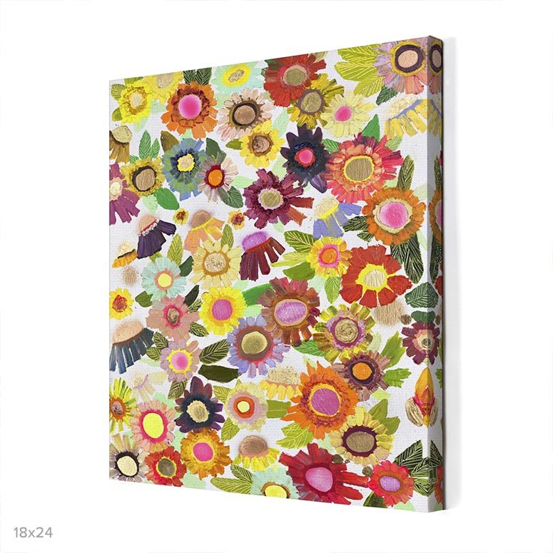 Blooms Canvas Wall Art - GreenBox Art