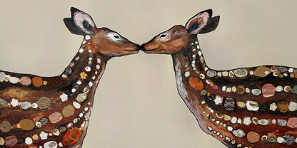 Deer Love Canvas Wall Art