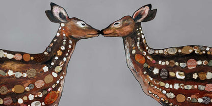 Deer Love Canvas Wall Art