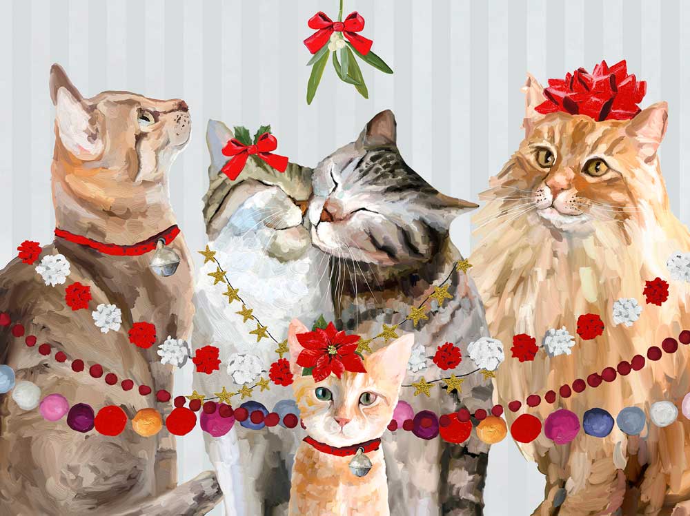 Christmas cat puzzle new arrivals