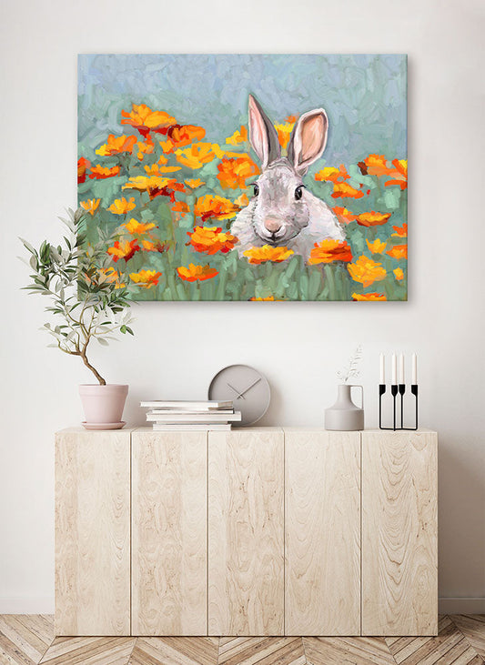 Marigold Bunny Canvas Wall Art