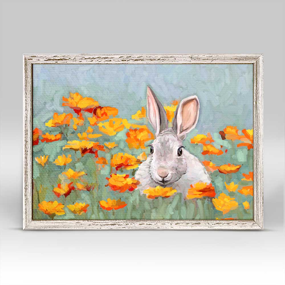 Marigold Bunny Mini Framed Canvas - GreenBox Art