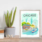 City Pride - Chicago Mini Framed Canvas