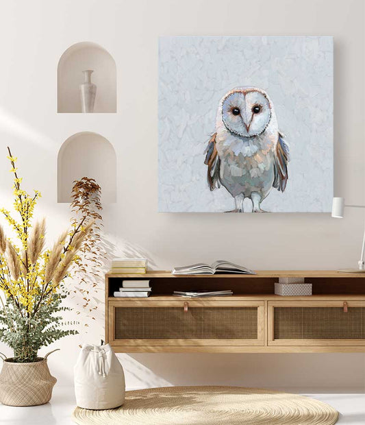In This Together Owl Canvas Wall Art