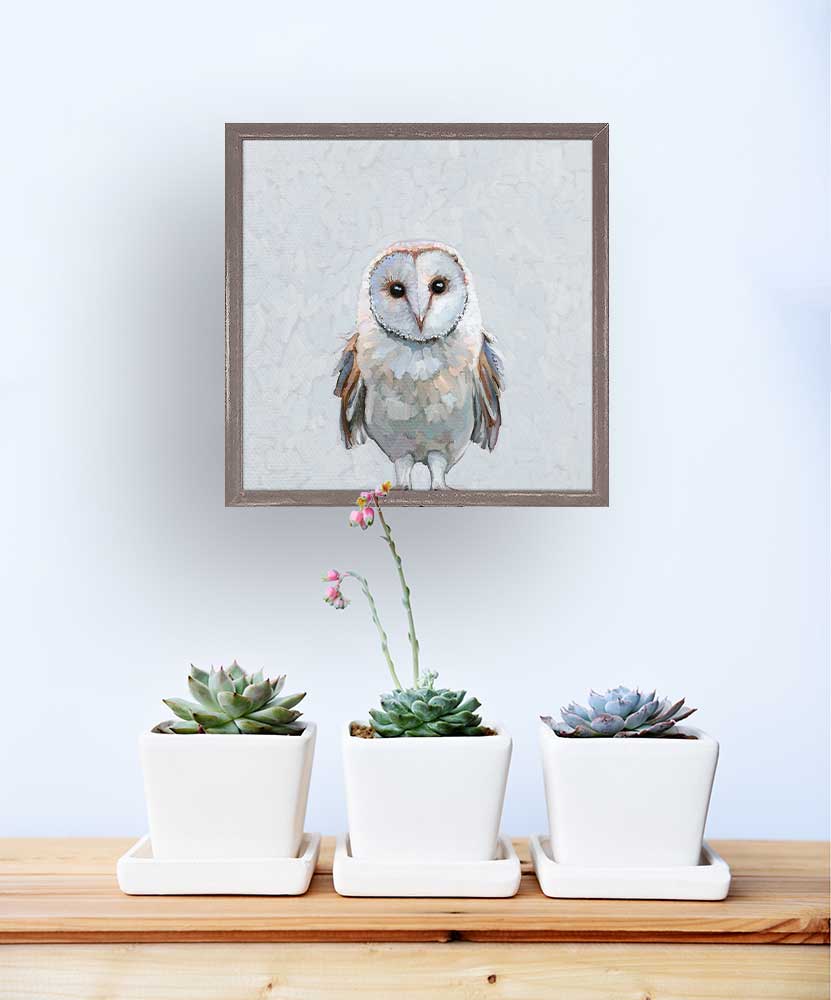 In This Together Owl Mini Framed Canvas