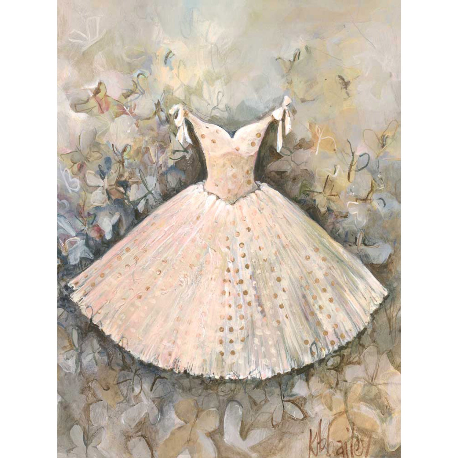 Cotillion Dress Canvas Wall Art - GreenBox Art