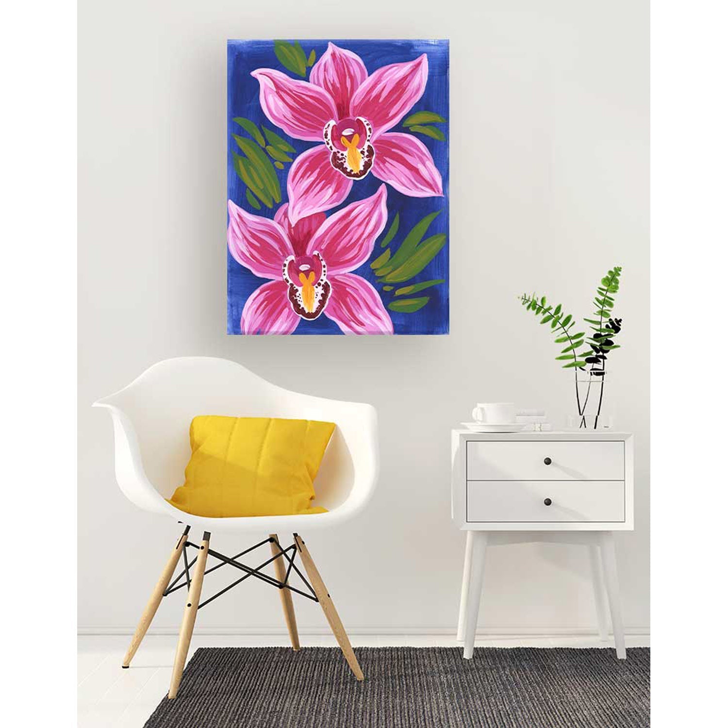 Cymbidium Canvas Wall Art - GreenBox Art