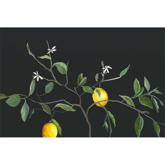 Lemon Branch Canvas Wall Art
