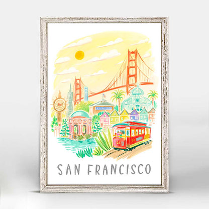 City Pride - San Francisco Mini Framed Canvas - GreenBox Art