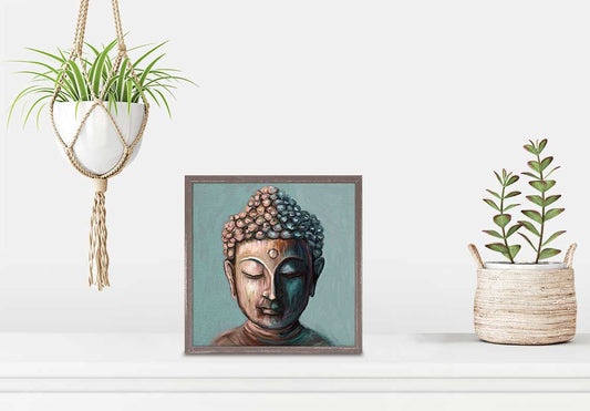 Zen Moment Mini Framed Canvas - GreenBox Art