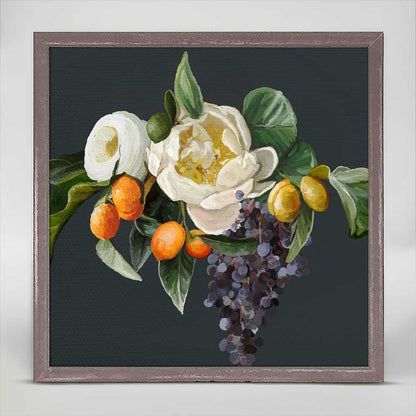 Floral Evening Mini Framed Canvas - GreenBox Art