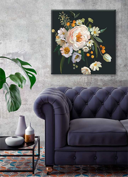 Floral Morning Canvas Wall Art - GreenBox Art