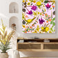 Wildflowers - Sundrops, Sage & Fuschias Canvas Wall Art