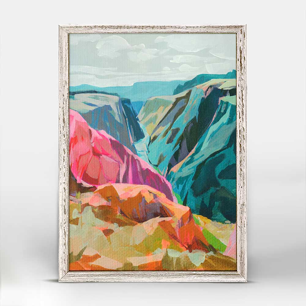 Road Trip - Grand Canyon Mini Framed Canvas