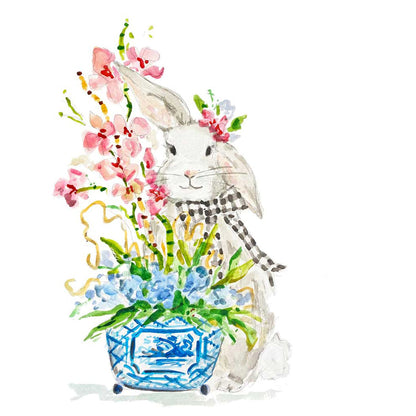 Spring Bunny Canvas Wall Art